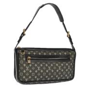 Pre-owned Canvas shoulder-bags Louis Vuitton Vintage , Black , Dames