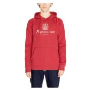 Katoenen sweatshirt met voorzakken Aquascutum , Red , Heren