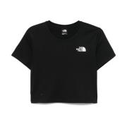 Zwarte T-shirts en Polos The North Face , Black , Dames