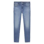 Blauwe Skinny Jeans met Ritssluiting Tommy Jeans , Blue , Heren