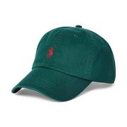 Groene Baseballpet met Borduursel Polo Ralph Lauren , Green , Heren