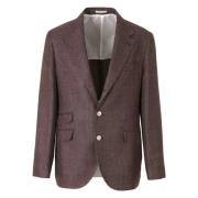 Bruine Jas voor Stijlvolle Outfits Brunello Cucinelli , Brown , Heren