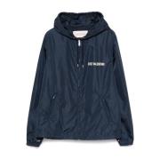 Midnight Blue Hooded Ritsjas Valentino Garavani , Blue , Heren