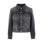 Denimjas met kristallen Marc Jacobs , Gray , Dames