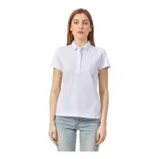 Witte Polo T-shirt Amedea K-Way , White , Dames