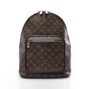 Pre-owned Canvas backpacks Louis Vuitton Vintage , Brown , Heren