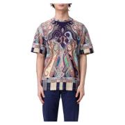 Effen T-shirt Geen Logo Etro , Multicolor , Heren