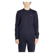 Herfst/Winter Mannen Crewneck Sweatshirt Napapijri , Blue , Heren