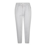 Giza Cotton Jogger Broek Eleventy , Gray , Heren