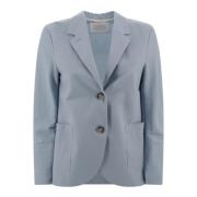 Lichtbruine Blazer met Knoopsluiting Harris Wharf London , Blue , Dame...