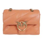 Mini Gewatteerde Love Tas Pinko , Orange , Dames