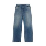 Denim Jeans met Stijl Palm Angels , Blue , Heren