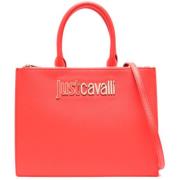 Rode Dameshandtas Rechthoekige Vorm Just Cavalli , Red , Dames