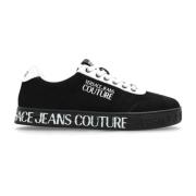 Suede sneakers Versace Jeans Couture , Black , Heren