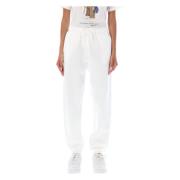 Fleece Joggingbroek Polo Ralph Lauren , White , Dames