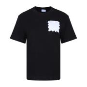 Gewatteerd Zak T-Shirt Zwart Patou , Black , Dames