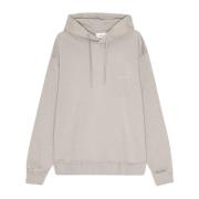 Bloem Geborduurde Ivoor Hoodie Nn07 , Beige , Heren