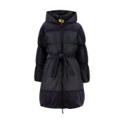 Waterafstotende Lange Donsjas Parajumpers , Black , Dames