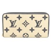 Pre-owned Cotton wallets Louis Vuitton Vintage , Beige , Dames