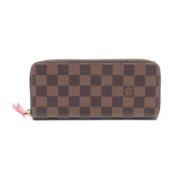 Pre-owned Leather wallets Louis Vuitton Vintage , Brown , Dames