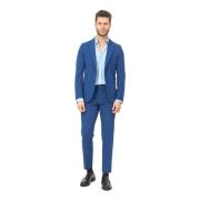 Blauwe Jurken Slim Fit Tenerife Mulish , Blue , Heren