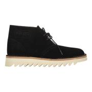 Suede Desert Boots met Ronde Neus Kenzo , Black , Dames