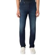 Slim-Fit Denim Blue Jeans Emporio Armani , Blue , Heren