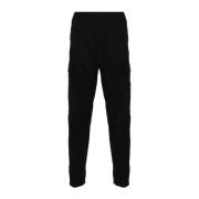 Zwarte Stijlvolle Broek Stone Island , Black , Heren