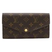 Pre-owned Canvas wallets Louis Vuitton Vintage , Brown , Dames