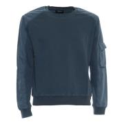 Lichtblauwe Crew Neck Sweatshirt Dondup , Blue , Heren