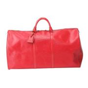 Pre-owned Leather louis-vuitton-bags Louis Vuitton Vintage , Red , Dam...