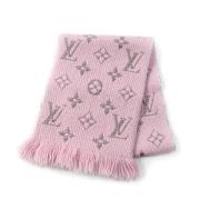 Pre-owned Wool scarves Louis Vuitton Vintage , Pink , Dames