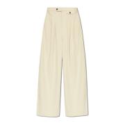 Broek met zakken Gestuz , Beige , Dames