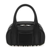 Zwarte Nappa Leren Kleine Handtas Alexander Wang , Black , Dames