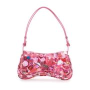 Play Pink Handtas met Grafische Print Diesel , Pink , Dames