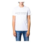 Heren Bedrukt T-shirt Armani Exchange , White , Heren