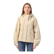 Beige Lente Hoodie met Knopen Ecoalf , Beige , Dames