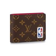 Bruine Monogram Portemonnee NBA Stijl Louis Vuitton , Brown , Heren