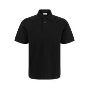 Cassandre Polo Shirt Saint Laurent , Black , Heren