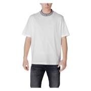 Basic T-shirt met ronde hals van katoen Armani Exchange , White , Here...