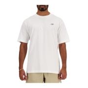 Essentials Witte Tee New Balance , White , Heren