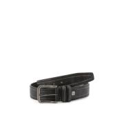 Leren Riem Casual Stijl Sergio Tacchini , Black , Heren