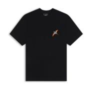 Single Bee Bird T-shirt Axel Arigato , Black , Heren