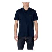 Blauwe Knoop Polo Shirt Lacoste , Blue , Heren