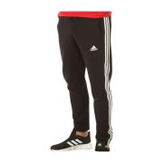 Heren Bedrukte Broek Adidas , Black , Heren