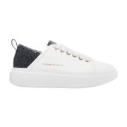 Wit Zwart Wembley Woman Sneaker Alexander Smith , White , Dames