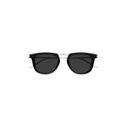 Acetaat Zonnebril Saint Laurent , Black , Unisex