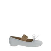 Leren Ballerina Schoenen MM6 Maison Margiela , White , Dames