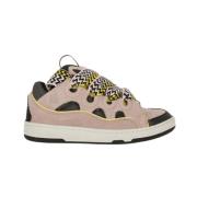 Roze Hi-top Curb Sneakers Lanvin , Multicolor , Dames