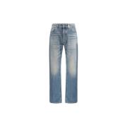 Iconische Straight Leg Jeans Alexander McQueen , Blue , Heren